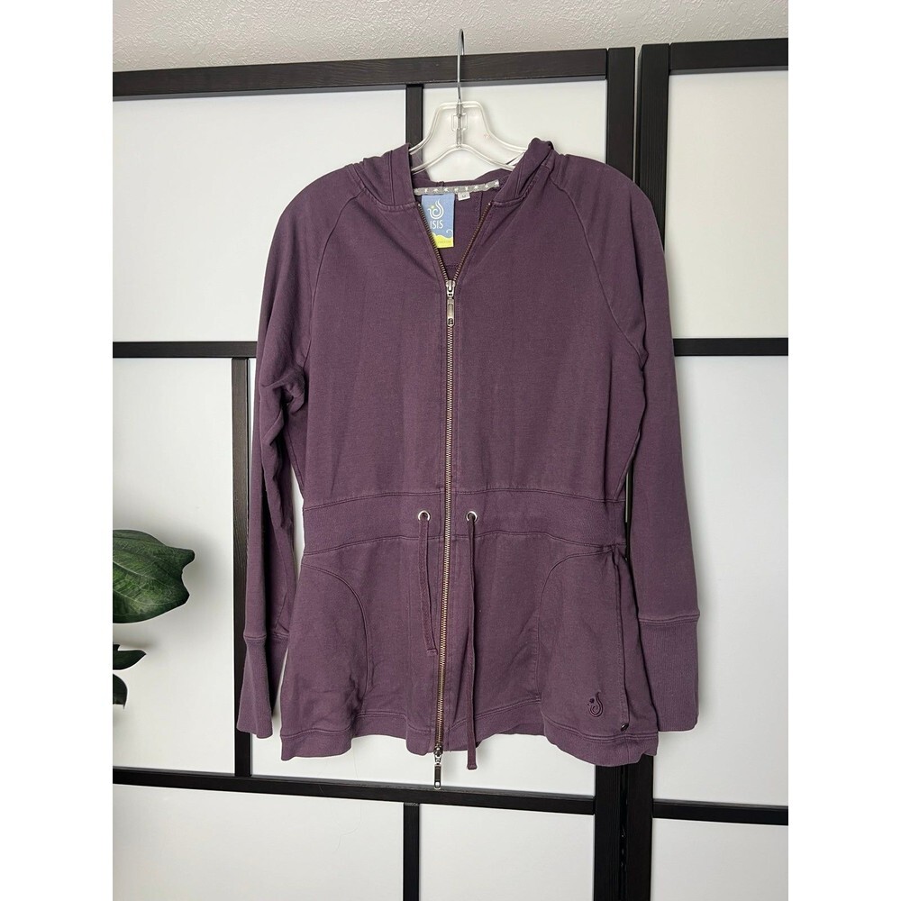 isis zip up sweater women’s size medium